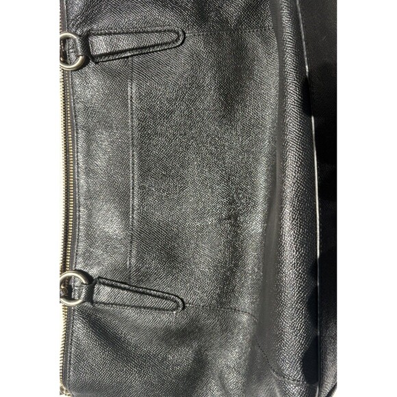 Coach Ava Tote Black Crossgrain Leather Bag - Picture 8 of 15